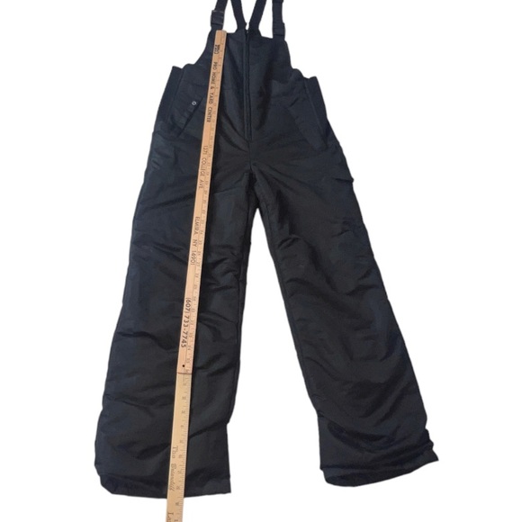 Magellan Outdoors Water & Wind Resistant Youth Black Snow Bib Size L - Picture 6 of 15
